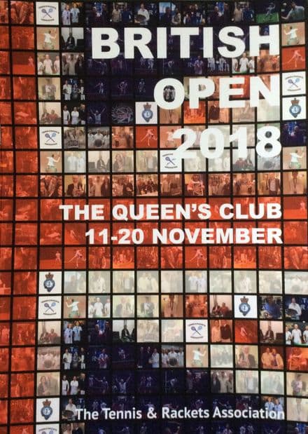 British Open 2018 Programme (Real Tennis)