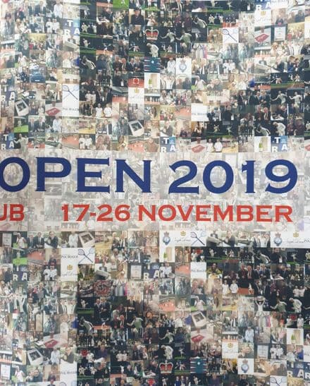 British Open 2019 Programme (Real Tennis)