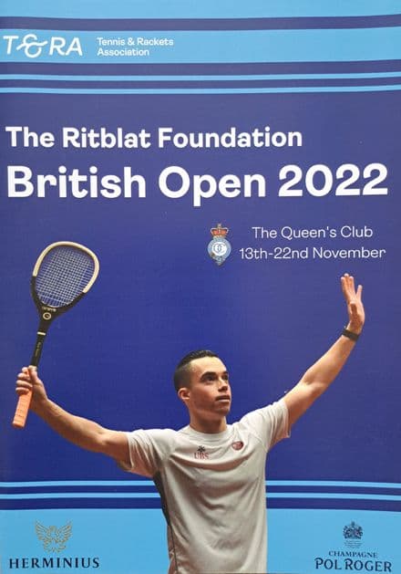 British Open 2022 Programme (Real Tennis)