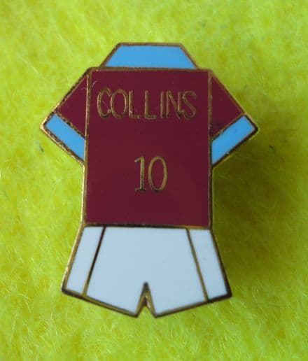 Burnley Collins 10 Enamel Pin Badge