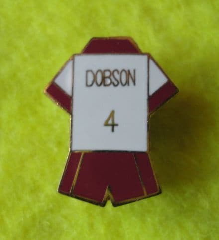 Burnley Dobson 4 Enamel Pin Badge