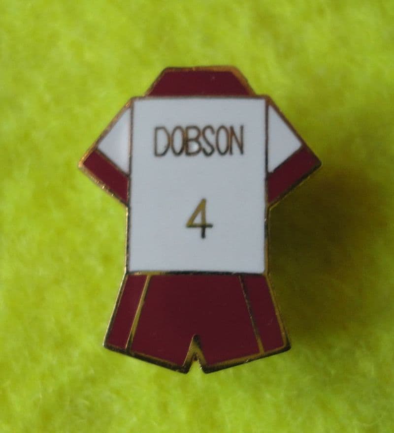Burnley Dobson 4 Enamel Pin Badge