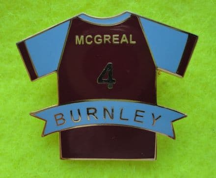 Burnley McGreal 4 Enamel Pin Badge