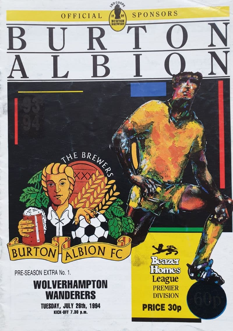 Burton Albion v Wolves (1994, Jul 26th)