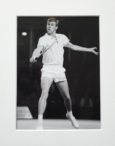 Buster Mottram Press Photo "Backhand Volley"