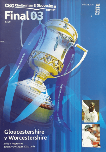 C&G Trophy Final (2003, Aug 30th) SIGNED