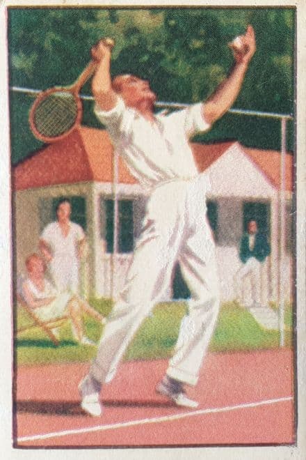 Cadburys Picture Stamp, British Marvels Lawn Tennis
