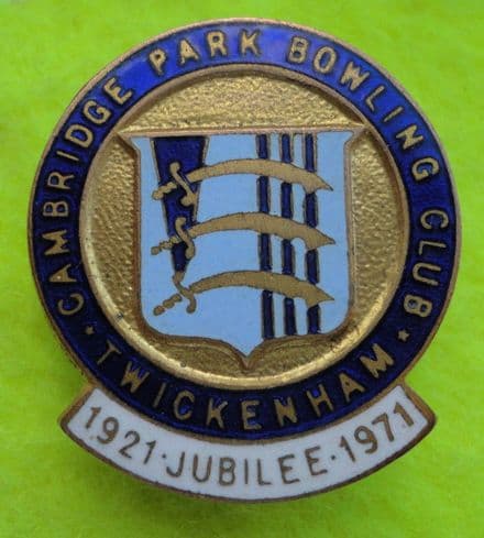 Cambridge Park BC Jubilee (HW Miller) Enamel Pin Badge