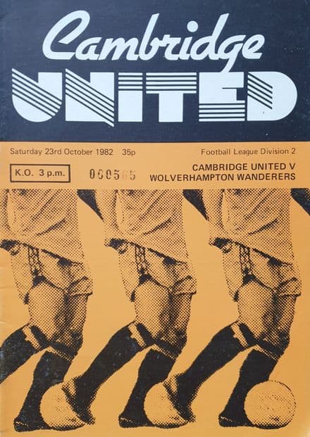 Cambridge United v Wolves, Div 2 (1982, Oct 23rd)