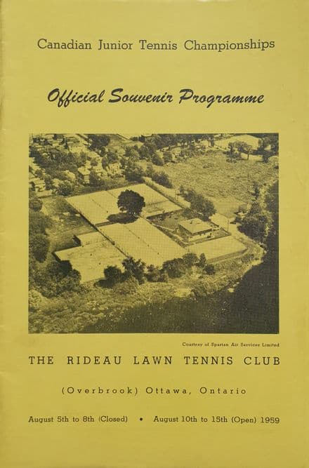Canadian Junior Tennis Championships (1959)
