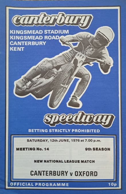 Canterbury v Oxford (1976, Jun 12th)