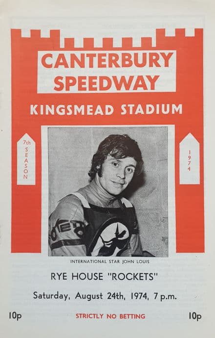 Canterbury v Rye House (1974, Aug 24th)