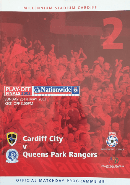 Cardiff City v QPR, Div 2 Play-off (2003, May 25th)