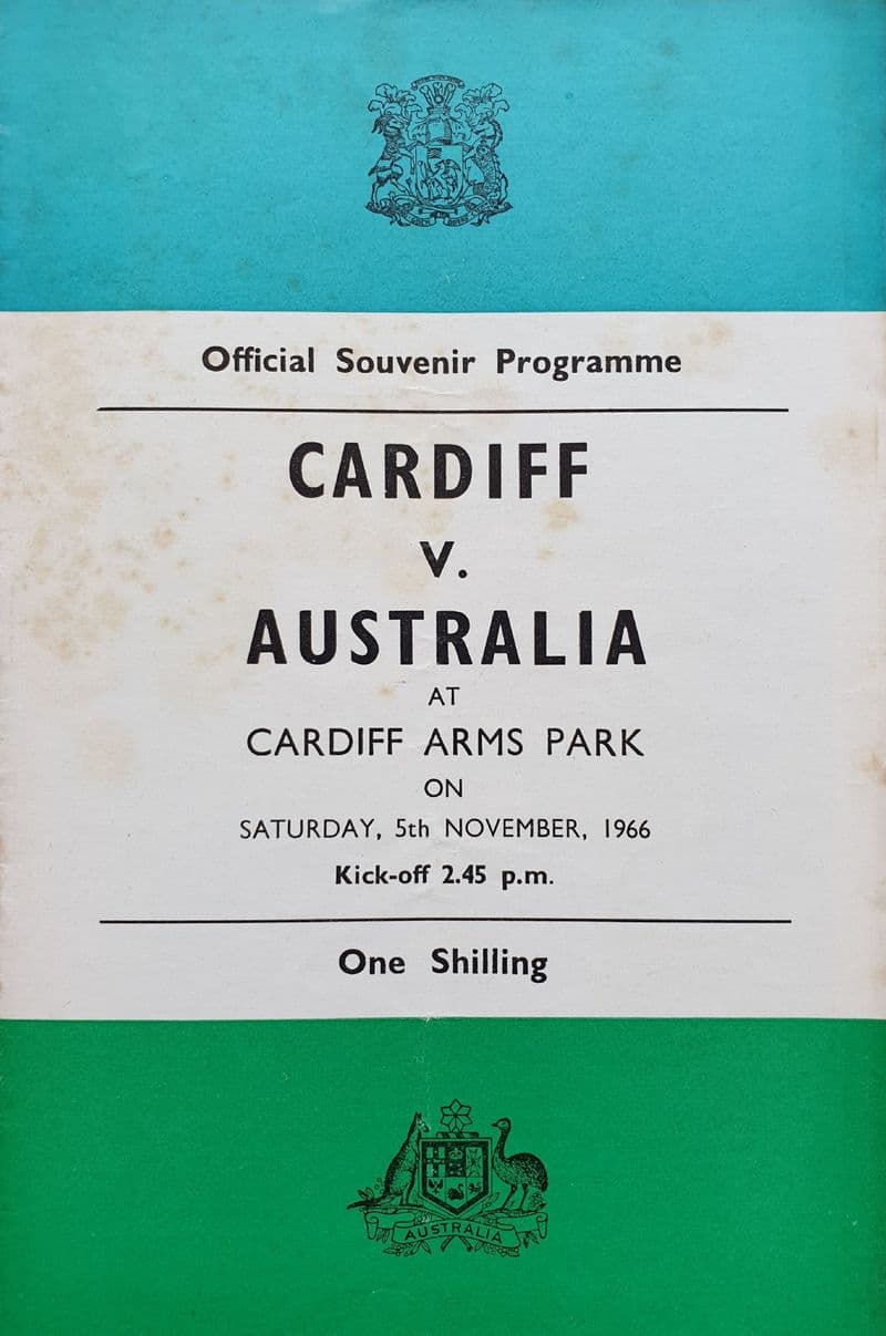 Cardiff v Australia (1966, Nov 5th)