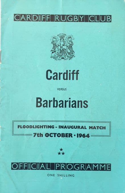 Cardiff v Barbarians (1964, Oct 7th)