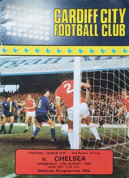 Cardiff v Chelsea, League Cup (1980, Aug 27th)