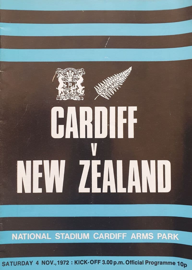 Cardiff v New Zealand (1972, Nov 4th)