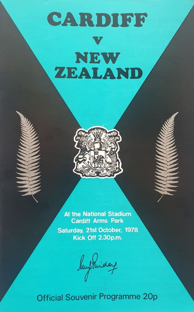 Cardiff v New Zealand (1978, Oct 21st)