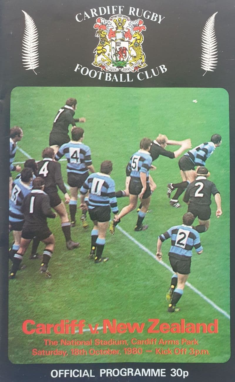 Cardiff v New Zealand (1980, Oct 18th)