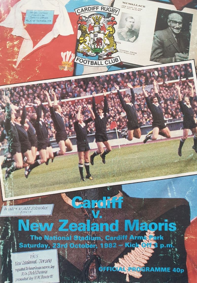 Cardiff v New Zealand Maoris (1982, Oct 23rd)