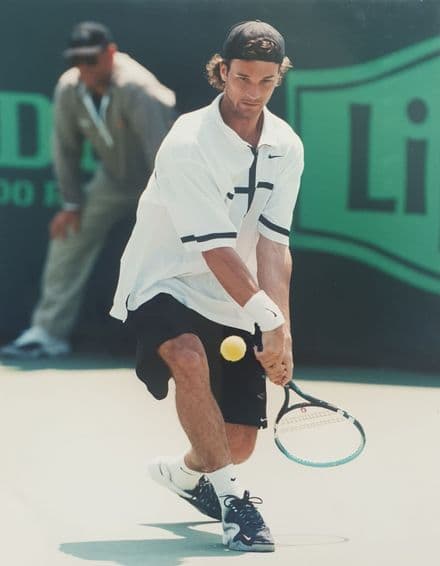 Carlos Moya Coloured Press Photo (Liptons, 1998)