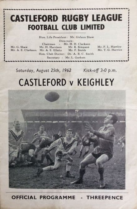 Castleford v Keighley (1962, Aug 25th)