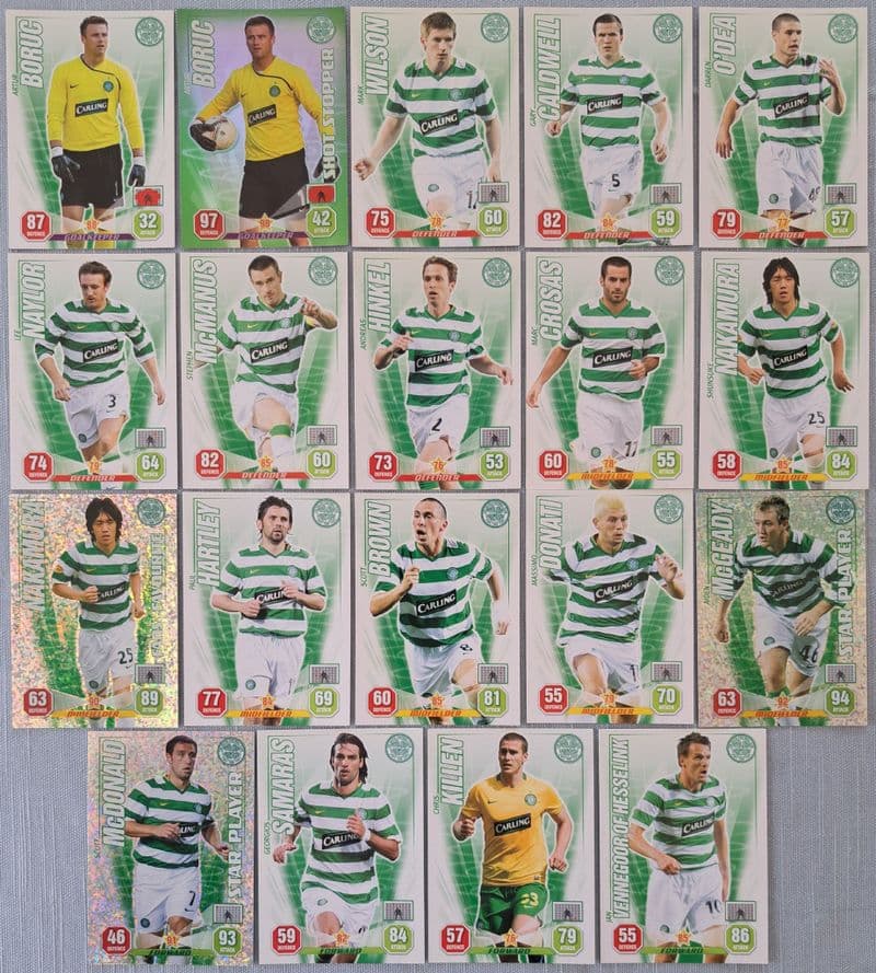 Celtic (2008-09 SPL Super Strikes) 19 Cards