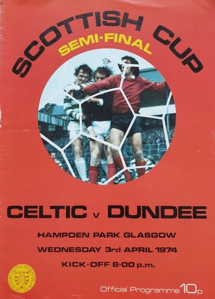 Celtic v Dundee, Scottish Cup SF (1974, Apr 3rd)
