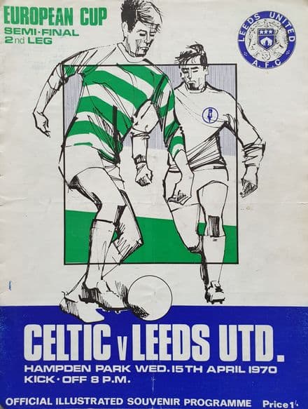 Celtic v Leeds, European Cup (1970, Apr 15th)