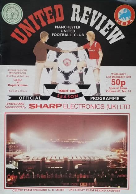 Celtic v Rapid Vienna, Cup Winners Cup (1984, Dec 12th)