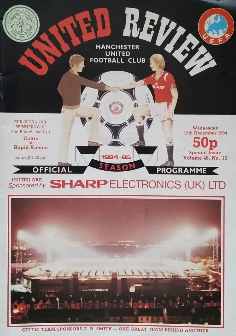 Celtic v Rapid Vienna, Cup Winners Cup (1984, Dec 12th)