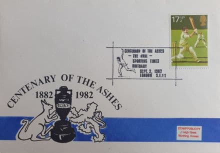 Centenary of The Ashes 1982 FDC