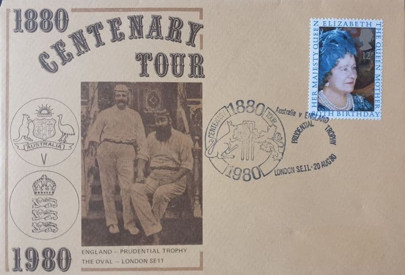 Centenary Tour 1980 Australia v England (Prudential Trophy, Oval) FDC