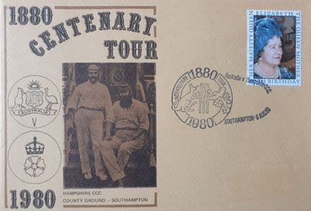 Centenary Tour 1980 Australia v Hampshire FDC