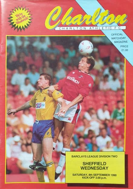 Charlton v Sheffield Wednesday, Div 2 (1990, Sep 8th)