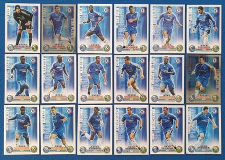 Chelsea, Match Attax Cards x 18 (2007-08)