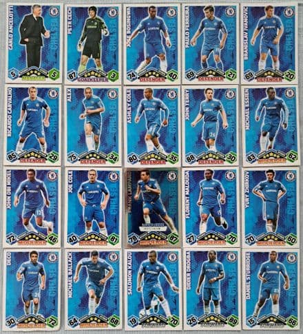 Chelsea, Match Attax Cards x 20 (2009-10)
