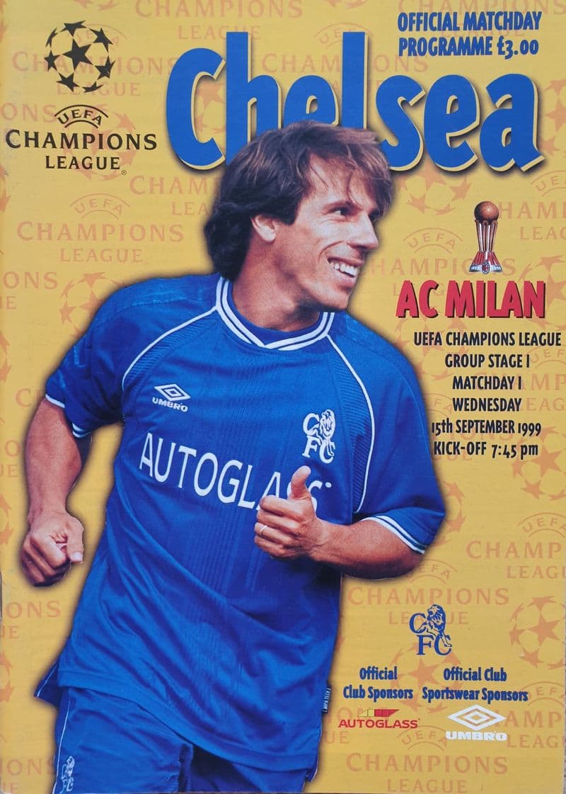 Chelsea v AC Milan, Champions Lge (1999, Sep 15th)