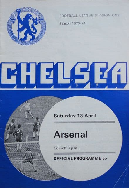 Chelsea v Arsenal, Division 1 (1974, Apr 13th)