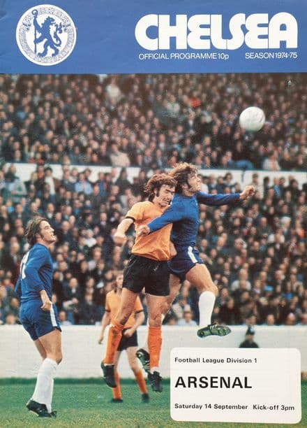 Chelsea v Arsenal, Division 1 (1974, Sep 14th)