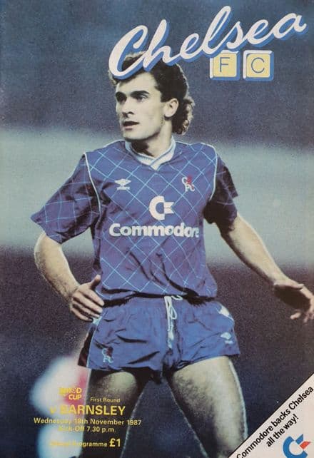 Chelsea v Barnsley, Simod Cup (1987, Nov 18th)