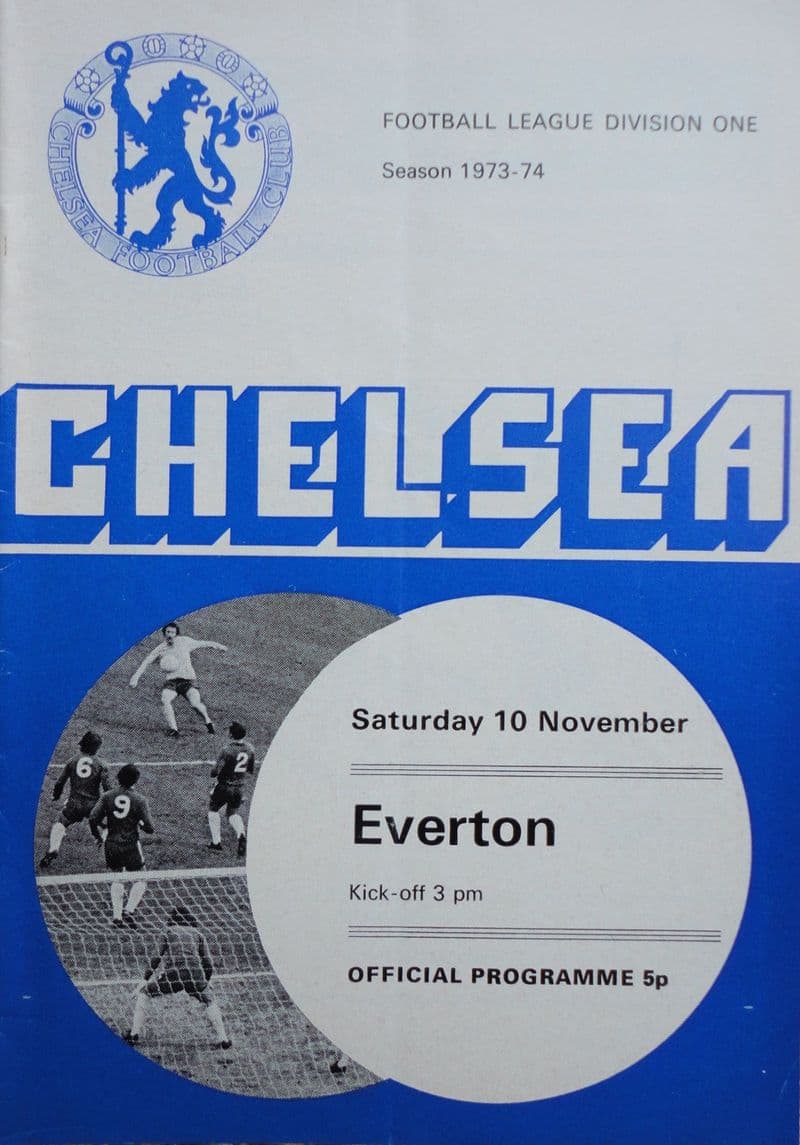 Chelsea v Everton, Division 1 (1973, Nov 10th)