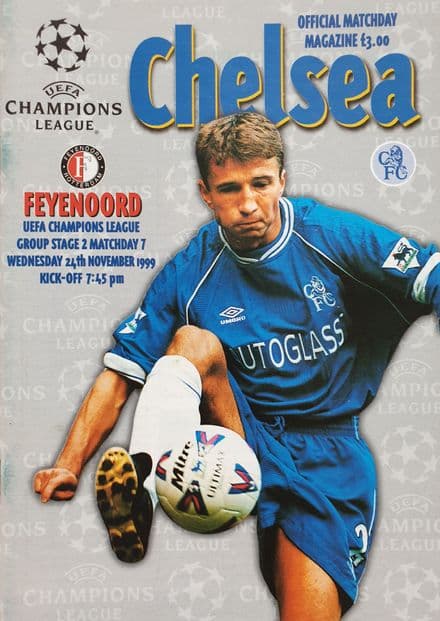 Chelsea v Feyenoord, Champions Lge (1999, Nov 24th)