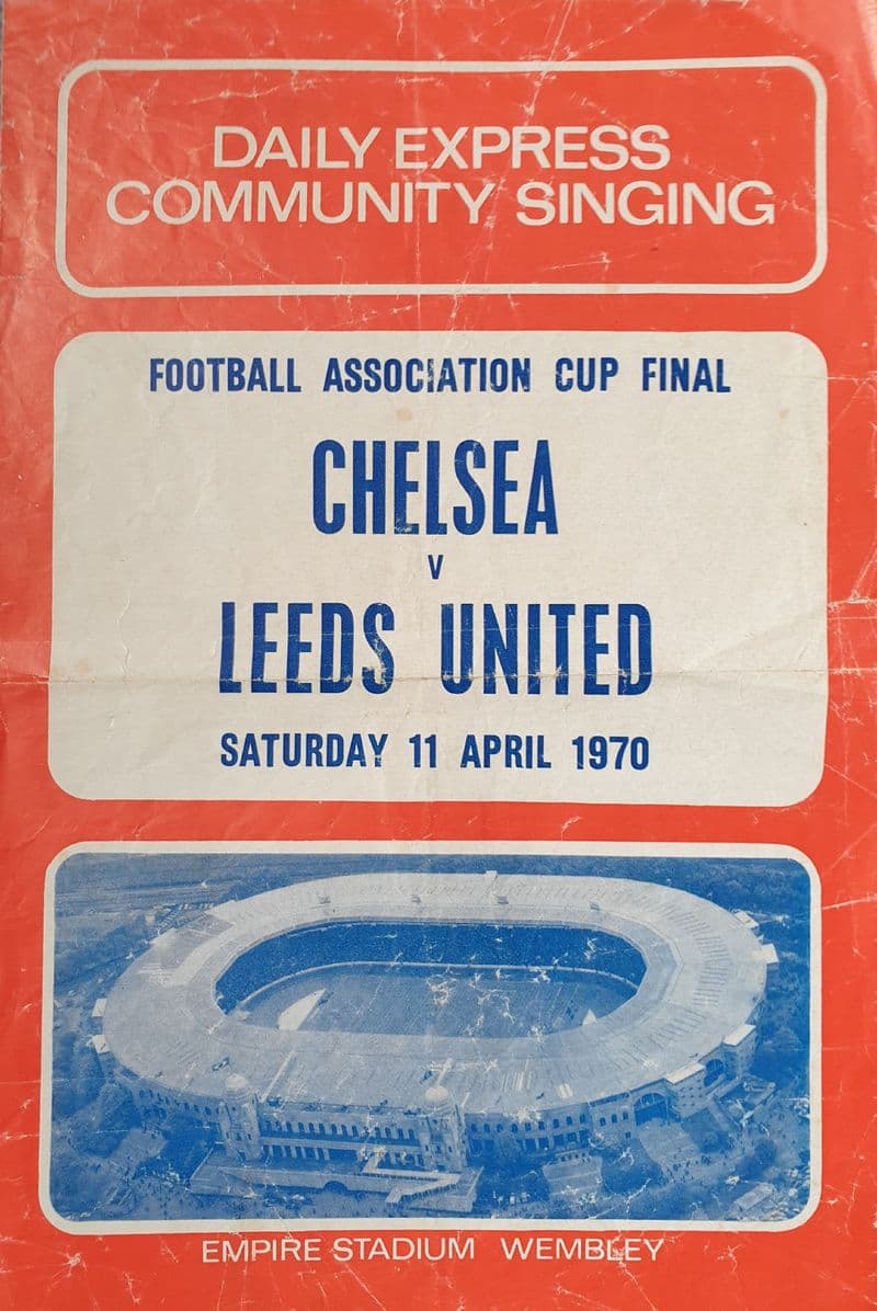Chelsea v Leeds United, Community Singing (1970, Apr 11th)