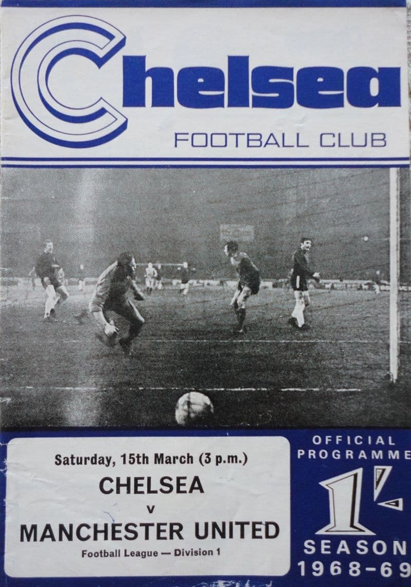 Chelsea v Manchester United, Div 1 (1969, Mar 15th)