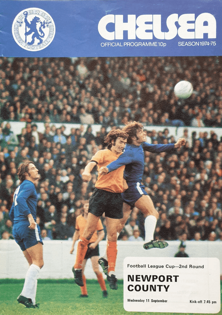 Chelsea v Newport, League Cup (1974, 11th Sep)