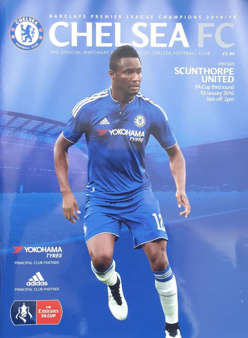 Chelsea v Scunthorpe, FA Cup 3rd Rnd (2016, Jan 10th)