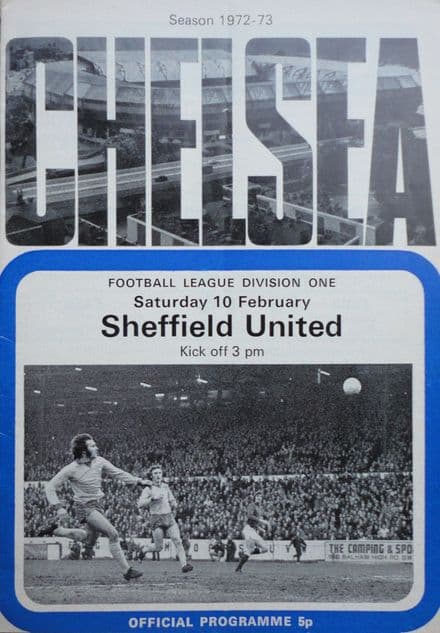 Chelsea v Sheffield Utd, Division 1 (1973, Feb 10th)