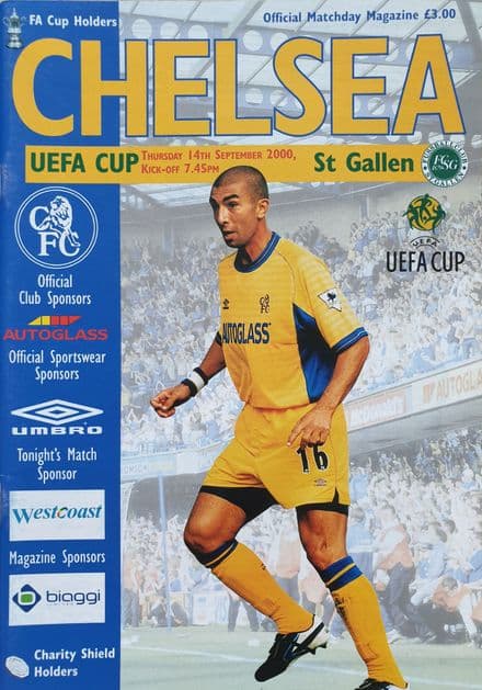 Chelsea v St Gallen, UEFA Cup (2000, Sep 14th)
