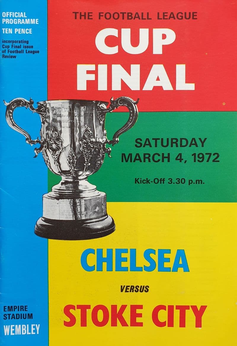 Chelsea v Stoke City, League Cup Final (1972, Mar 4th) Good